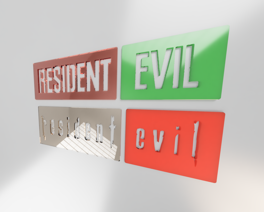 Resident Evil umbrella corp stencils