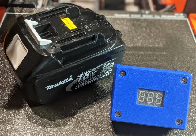 Makita 18v battery meter