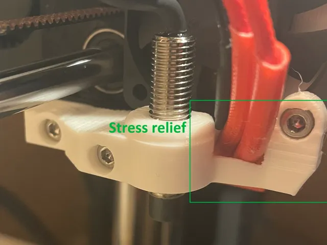 MINI+ minda S.P.I.N.D.A holder stress relief and better airflow for stock and dragon hotend