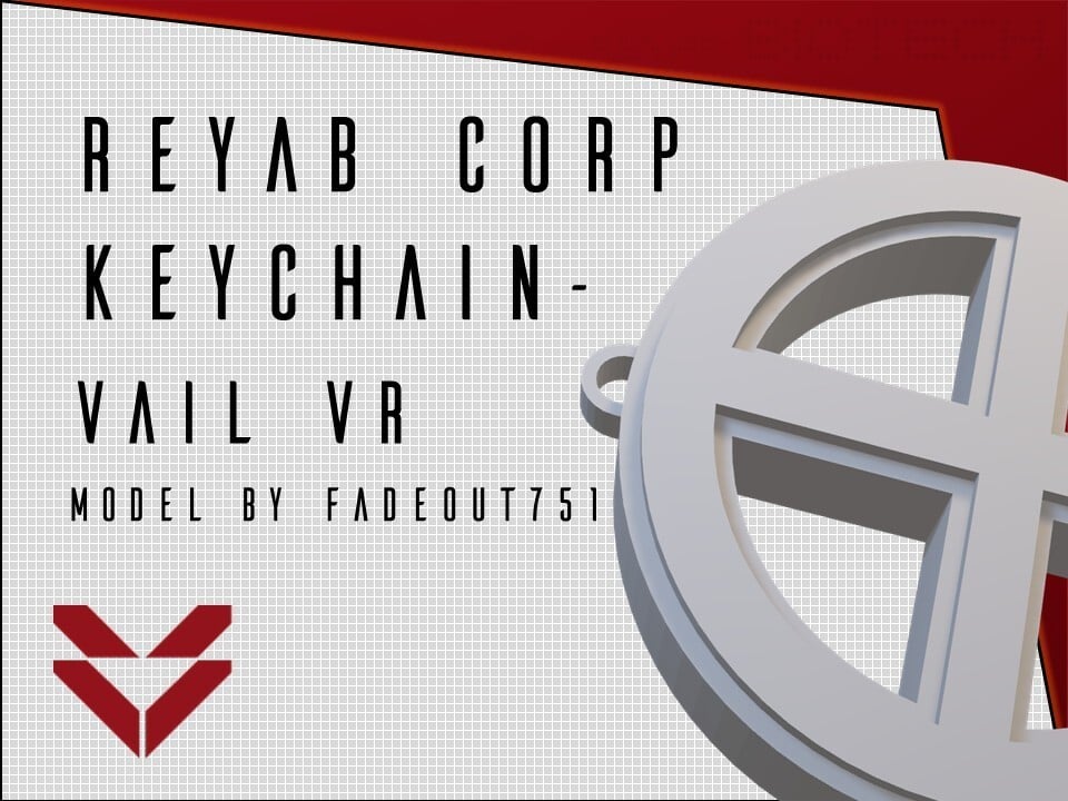 REYAB Keychain (VAIL VR) 3D model