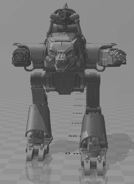 DireWolf Titan conversion for the Werewolf Titan - Heroic WH40k