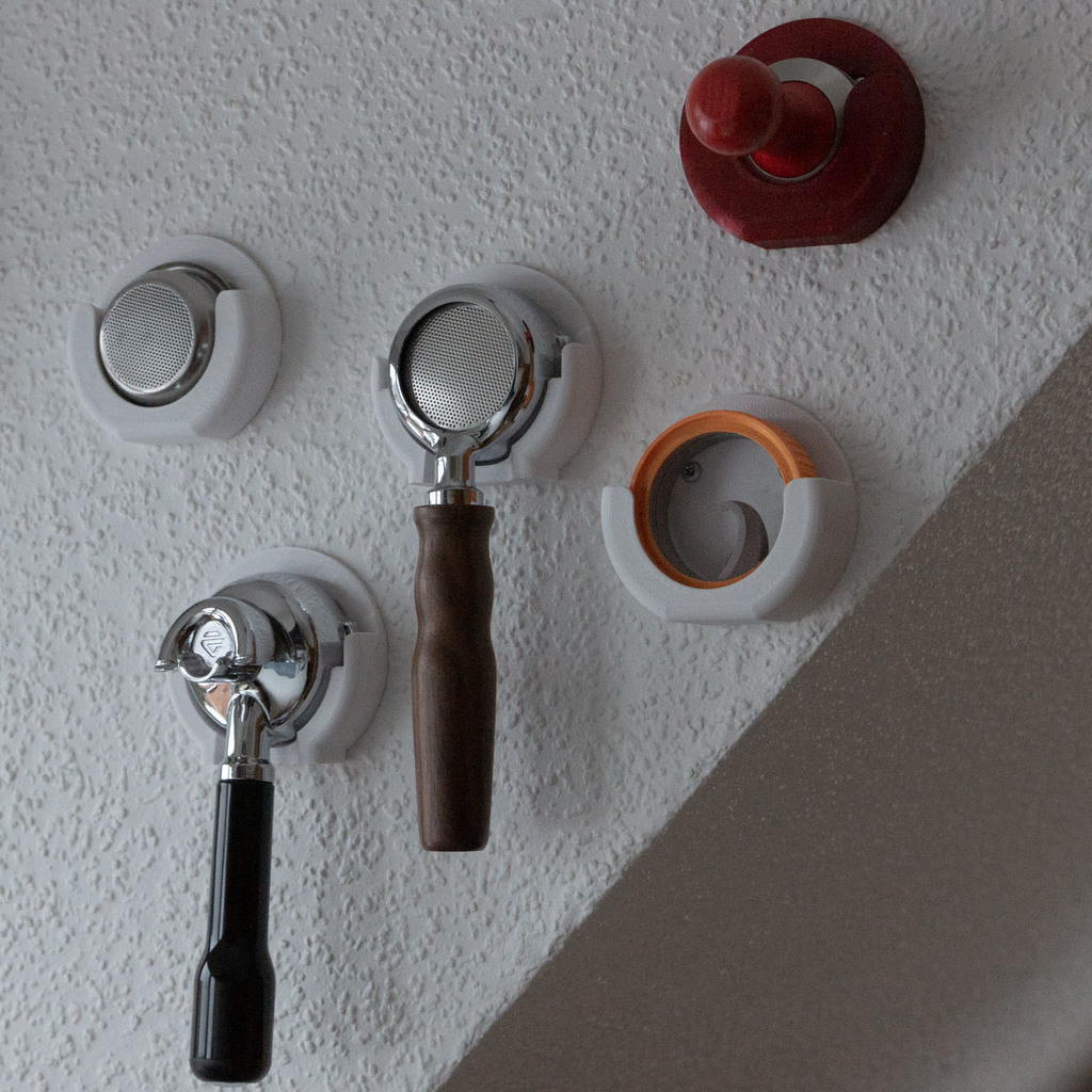Espresso GrindDozer Wall Mount (E61 Distributor / Funnel)