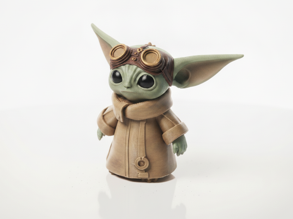 Mechanic Grogu Figurine Star Wars 3D Printable