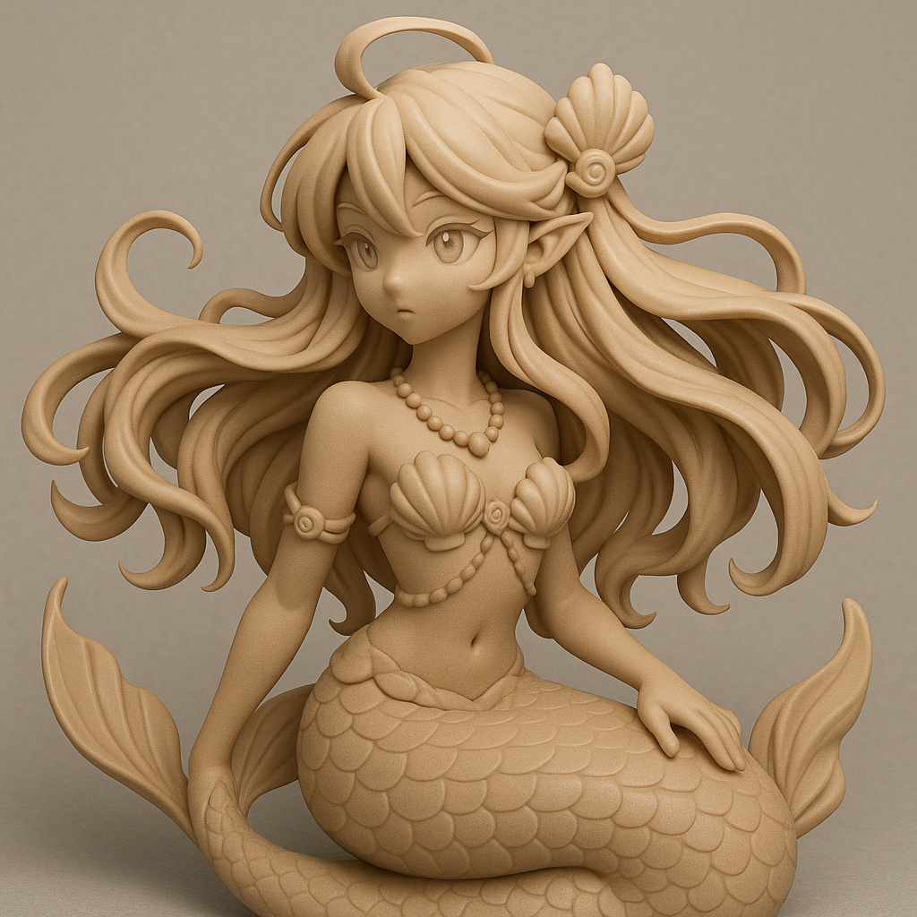 Anime Mermaid Figurine