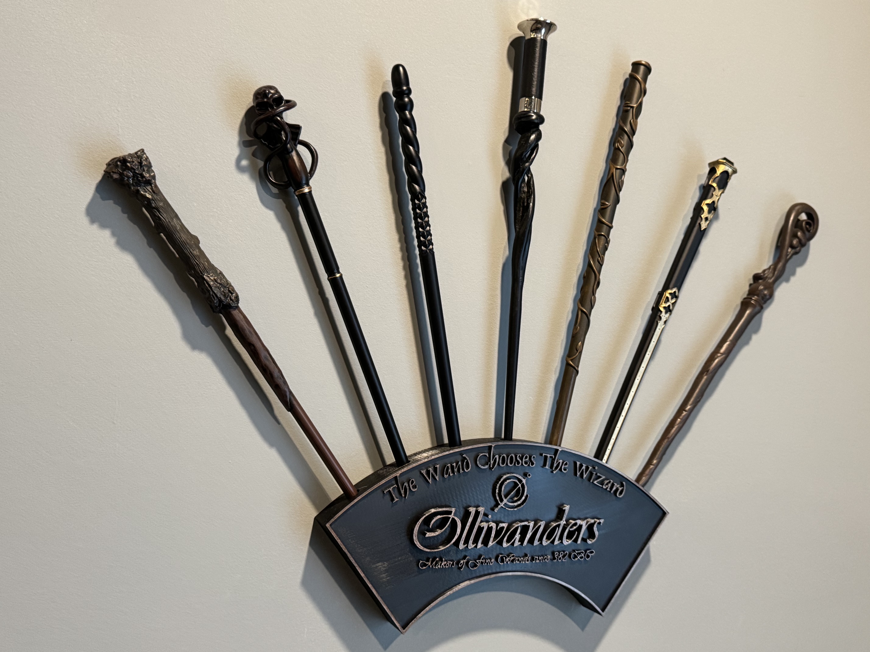 Harry Potter Style Wand Display