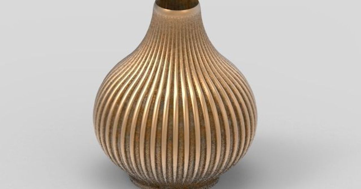 Vase 01 - For a single flower by JBoe | Download free STL model ...