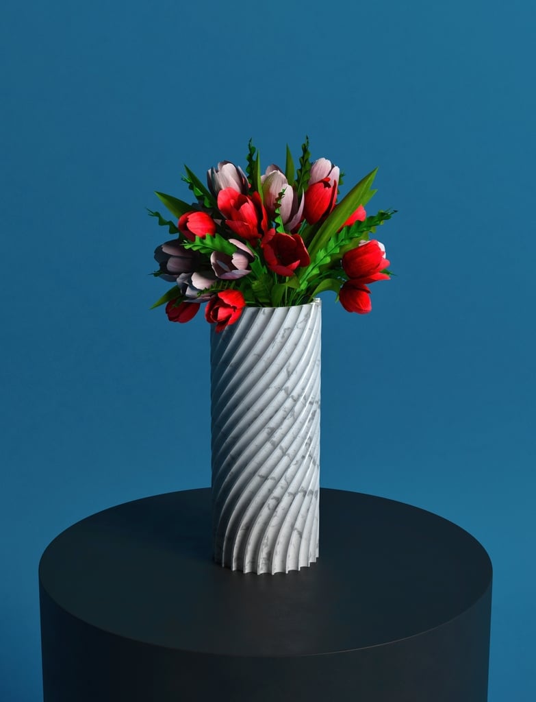 flower vase 3D model by Welcome_to_3D