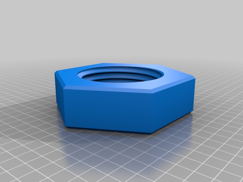 Bolt and Nut as Pen Holder / Container by DeepDiver Download free STL