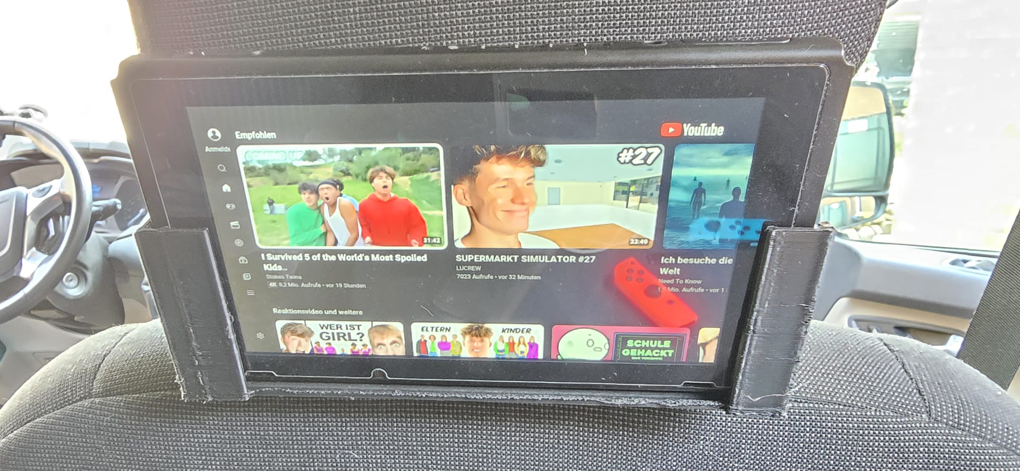 Phone holder car /Nintendo Switch holder Car