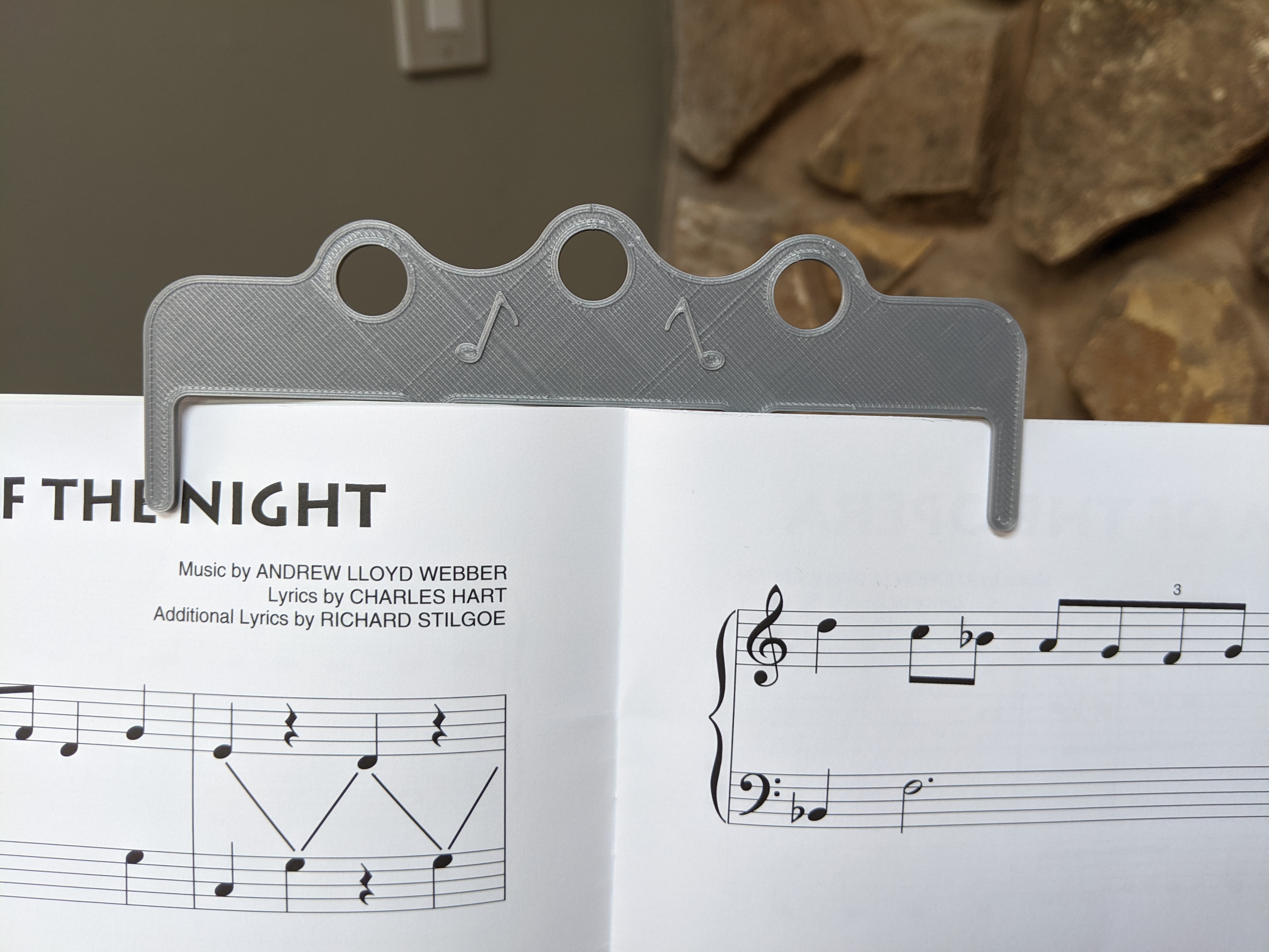 Music Book Clip