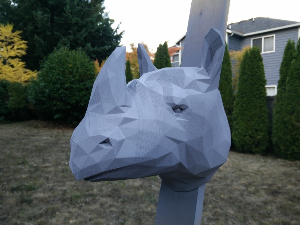 Miniatura 10 do modelo 3D Low-Poly Rhino
