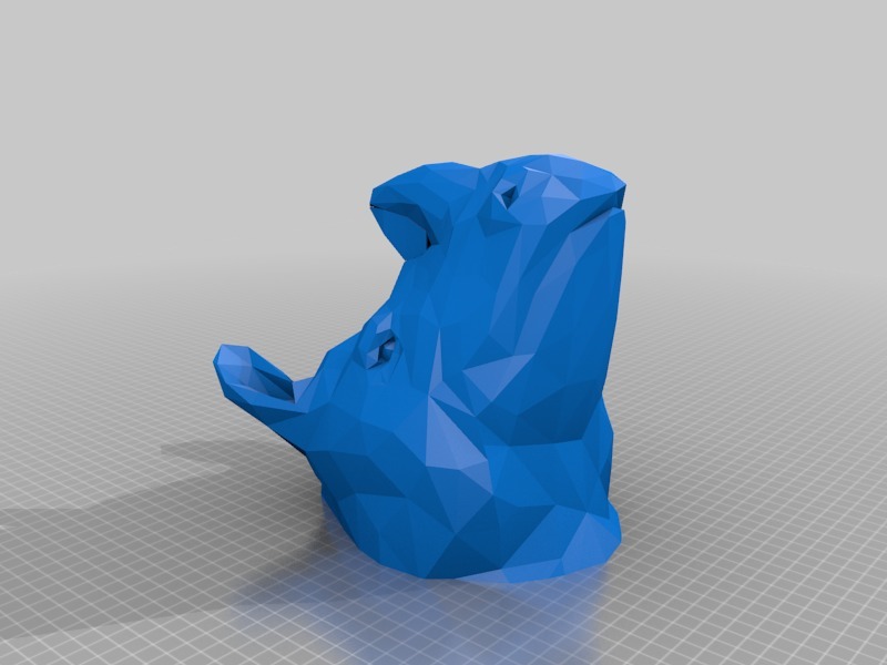 Miniatura 8 do modelo 3D Low-Poly Rhino