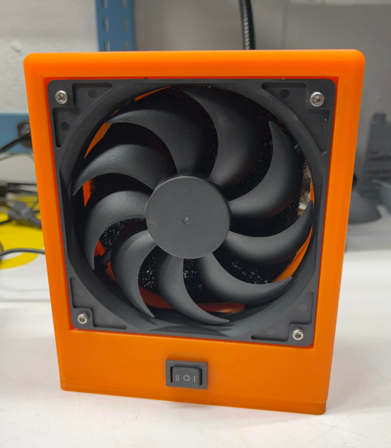 Desktop Solder Fume Extractor (120mm Fan, Charcoal filter) by