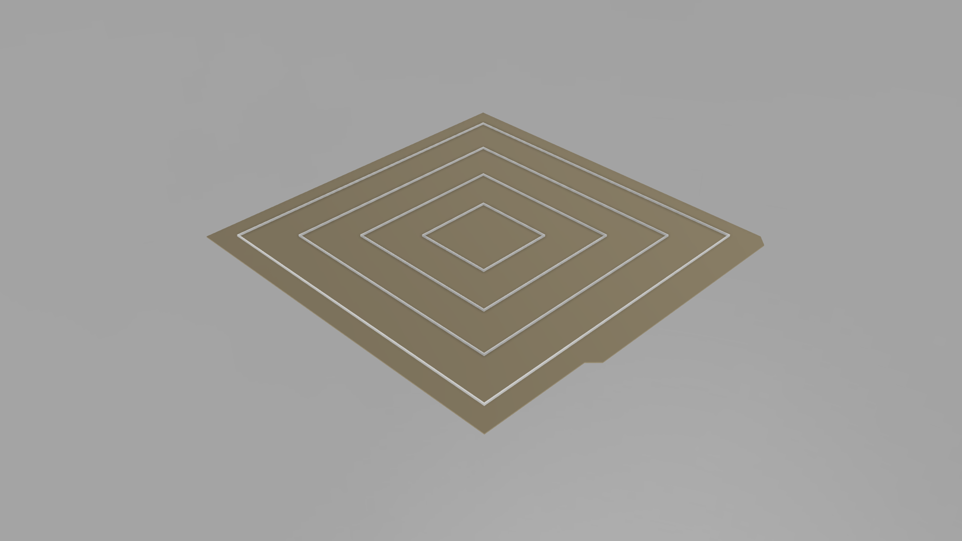 Miniatura 3 do modelo 3D first layer square test print | bed leveling