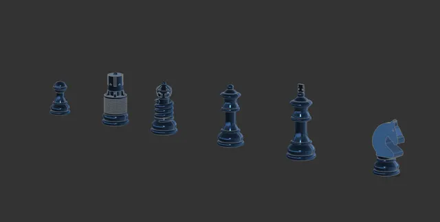 piezas de ajedrez....chess pieces