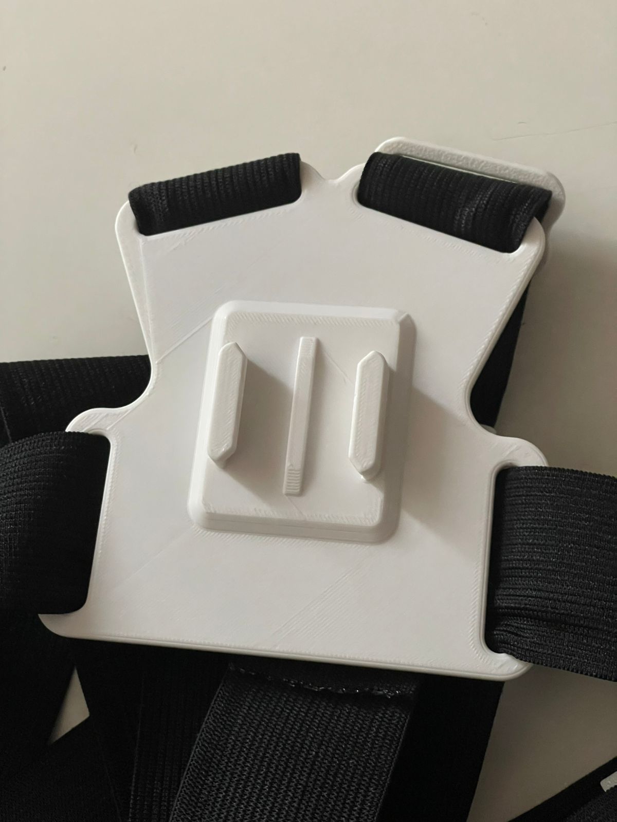 Action Camera Chest Plate (38mm Straps, GoPro-Compatible)