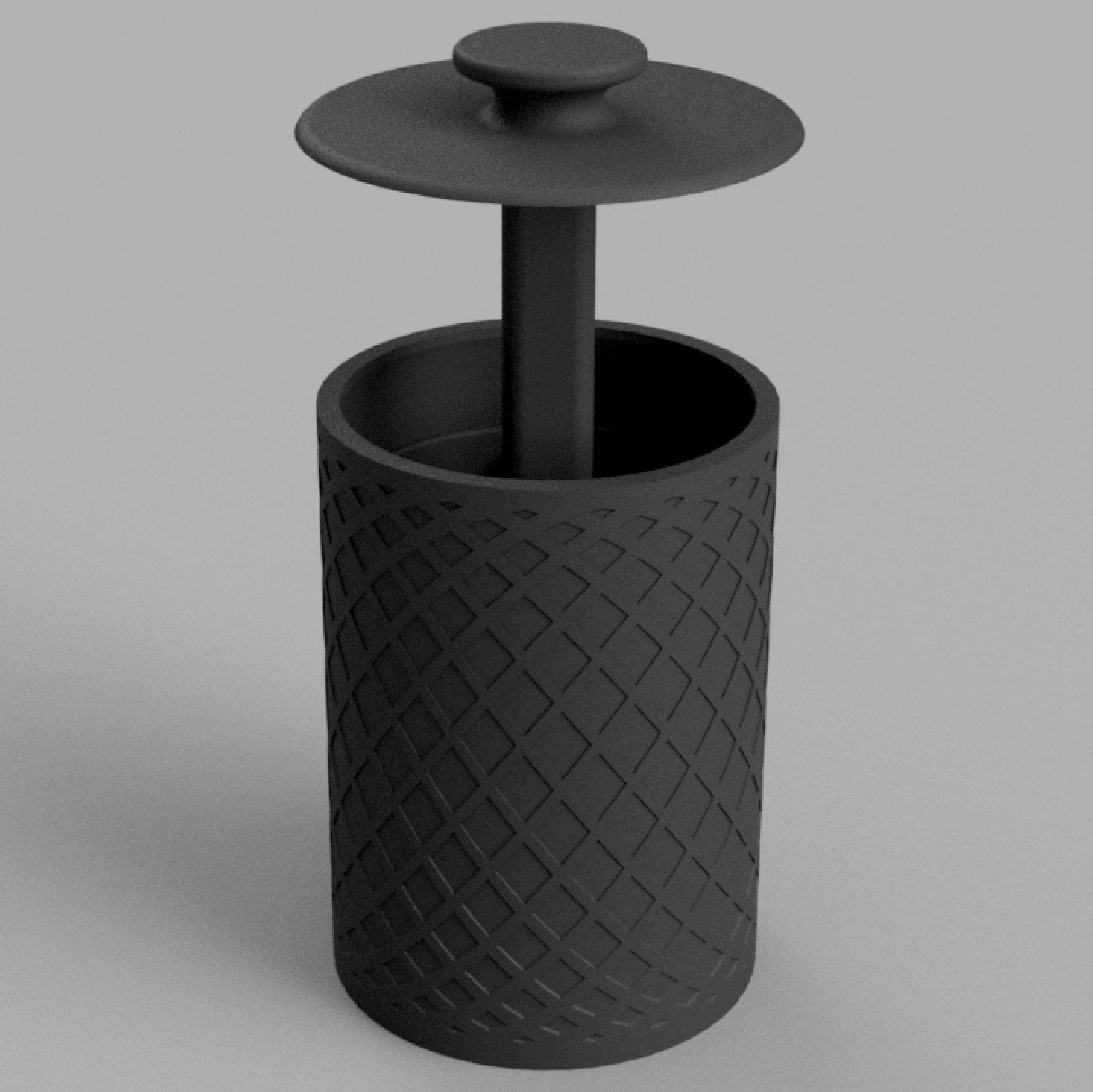 Miniatura 3 do modelo 3D Decorative Q-tip Holder