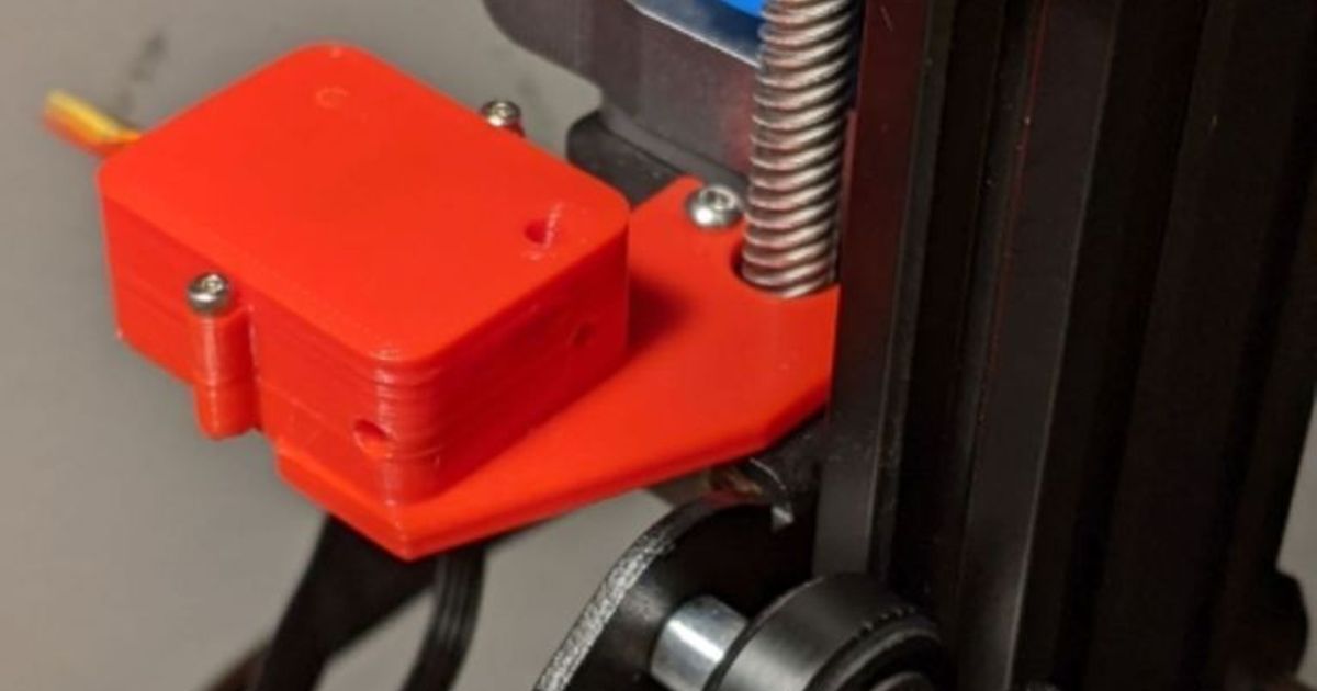 Ender 3 v2 Filament Runout Sensor by Severusx Download free STL model