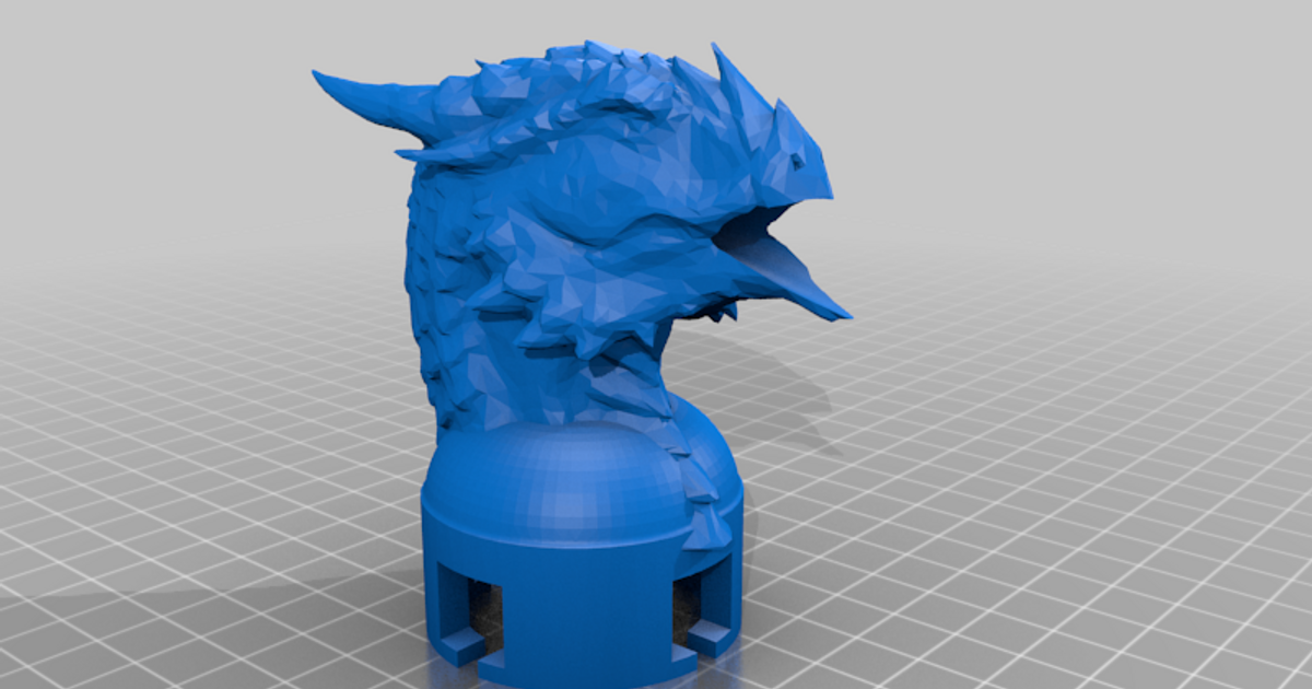 Red dragon Ninja Foodi Steam Diverter by Mace3D Download free STL model Printables