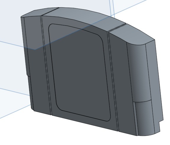 Miniatura 8 do modelo 3D N64 Cartridge