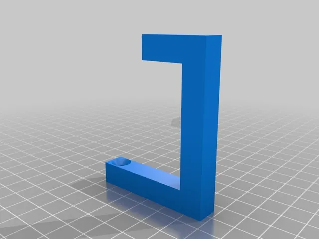 Simple Wallmount Wide Hook M4