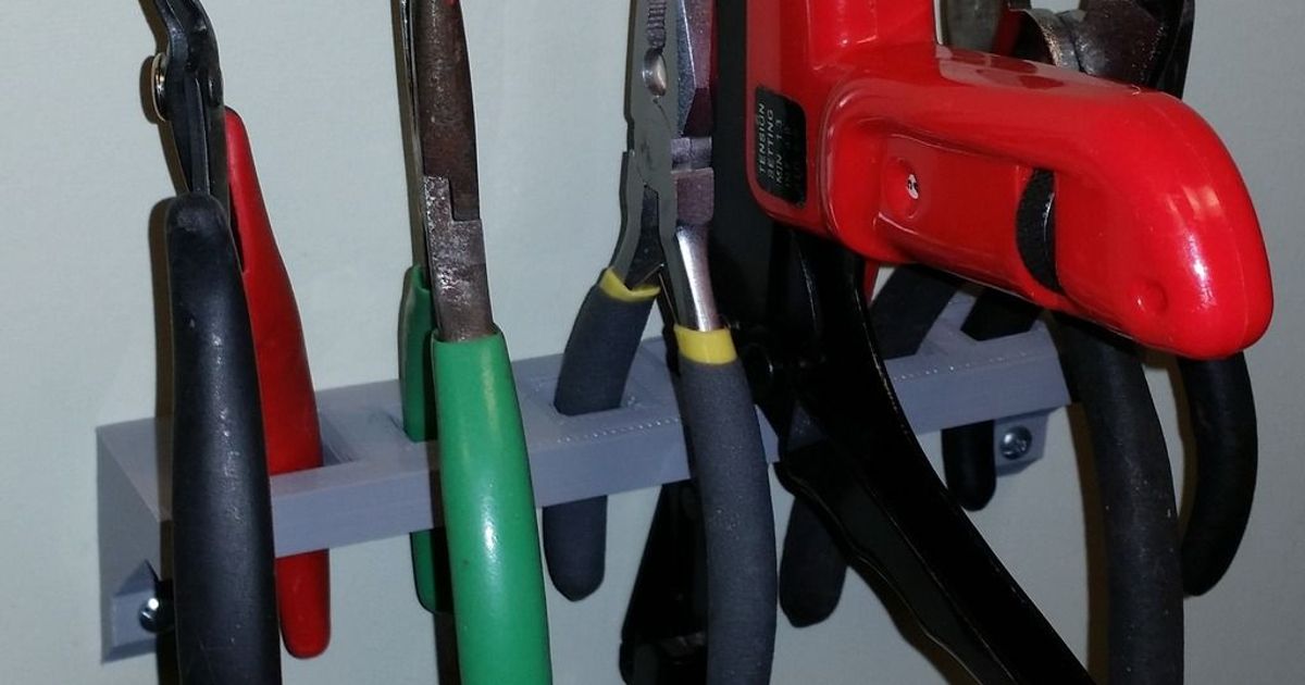 Tool Rack by FlyByPC Download free STL model