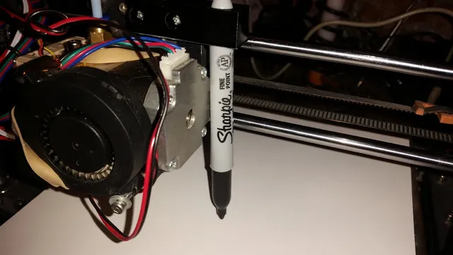 Sharpie bracket for Prusa i3 clones