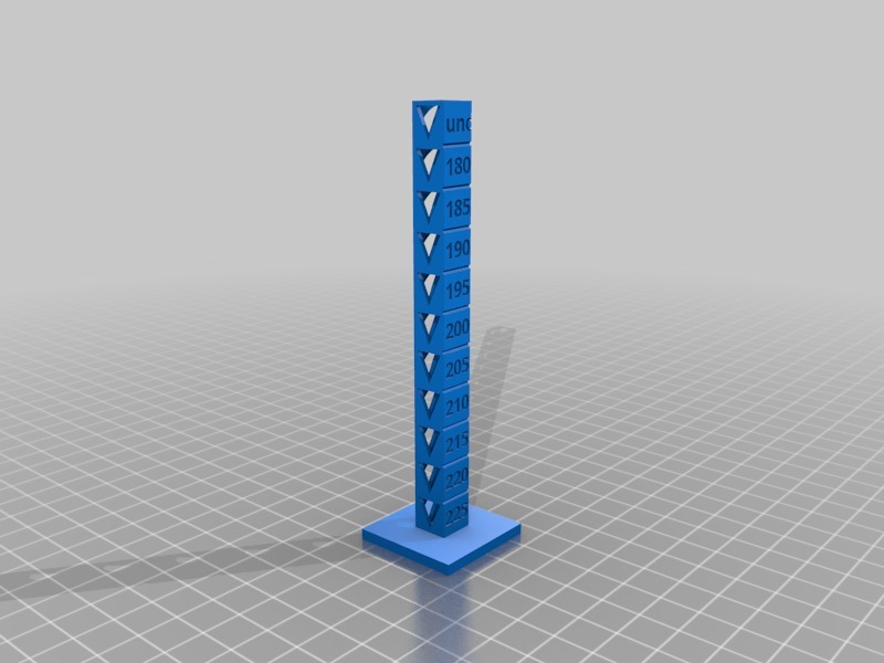 Temp Calibration Tower 180-225
