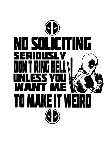 No Soliciting Deadpool