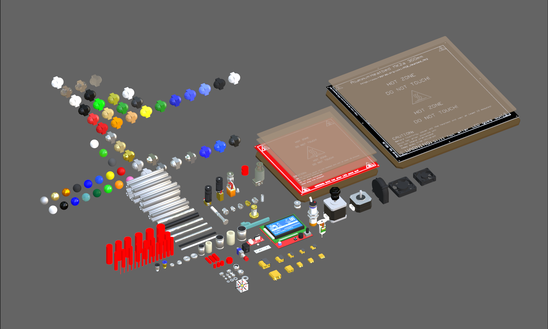 My Blender 3d-printing parts/materials library