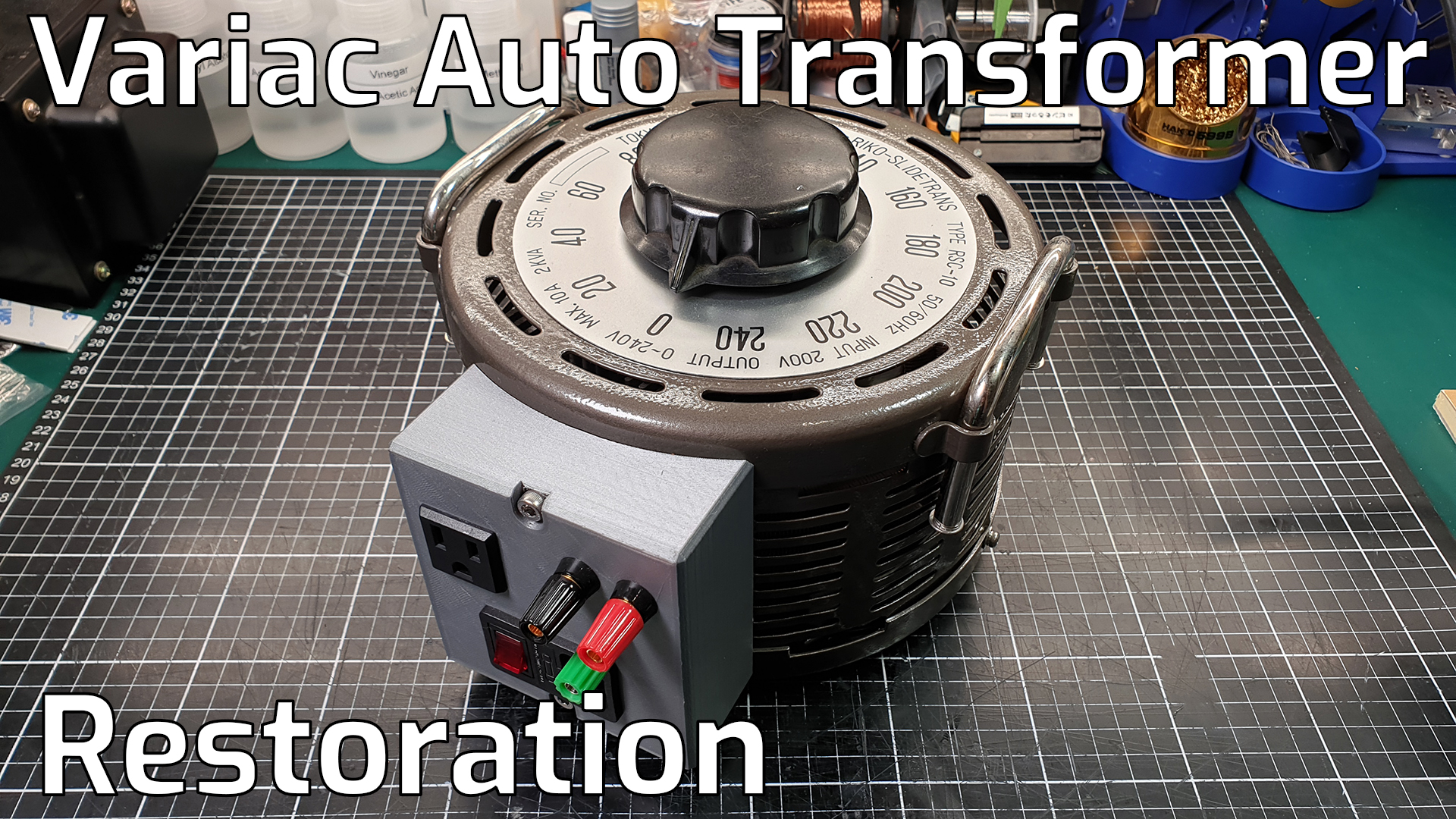 Tokyo Rikosha Variac replacement terminal box