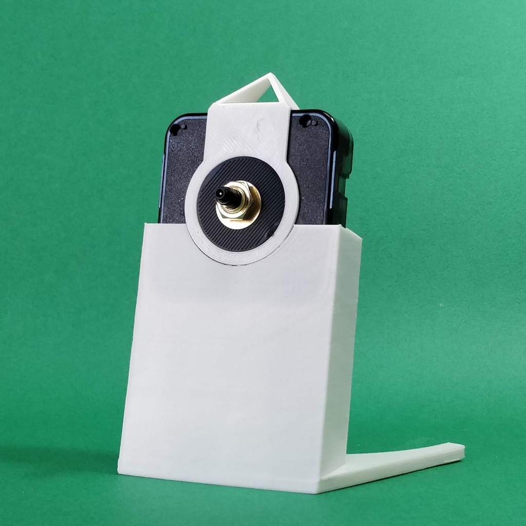 Miniatura 2 do modelo 3D Clock Stand and Hook