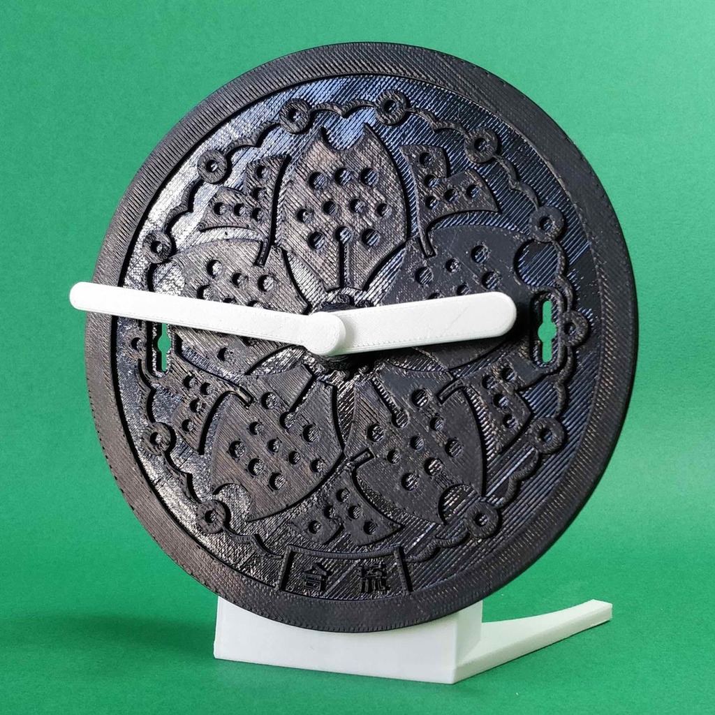 Miniatura 4 do modelo 3D Clock Stand and Hook