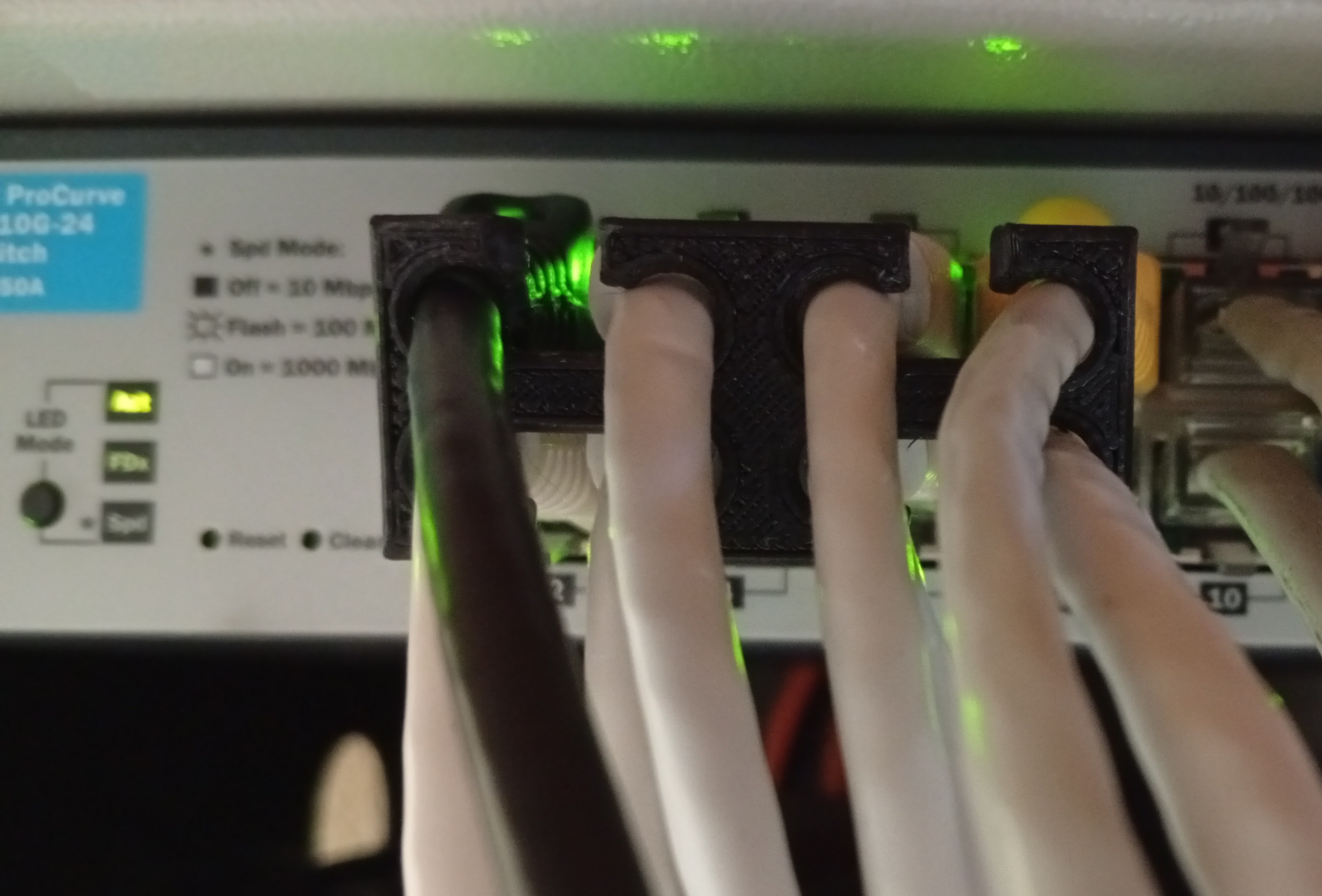 Network cable organization