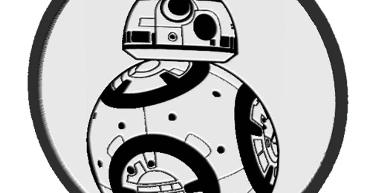 bb8 coasters v2 by tecnoculebras Download free STL model