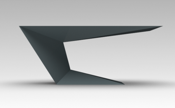 Miniatura 2 do modelo 3D Modern table/Monitor stand