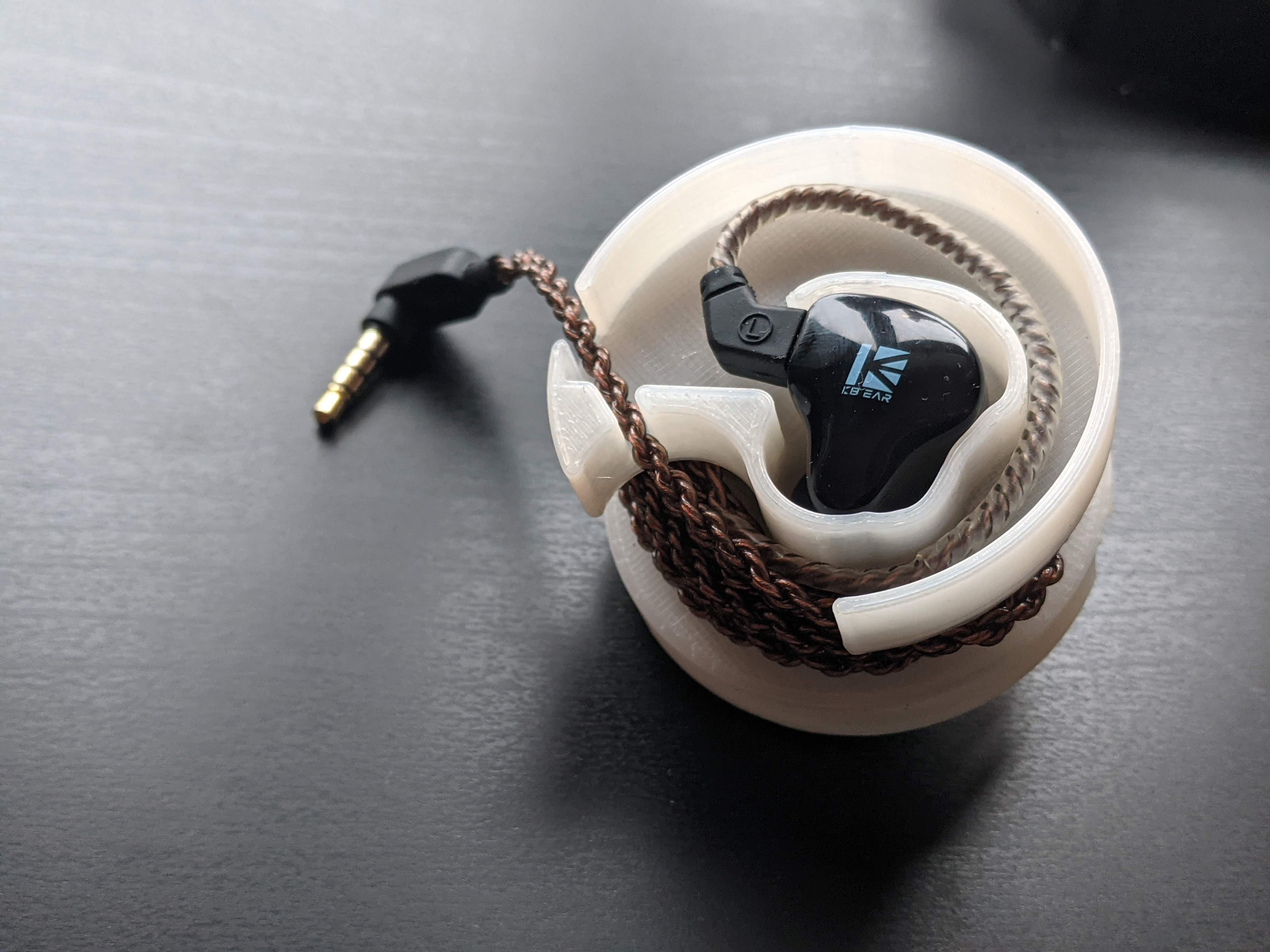 Holder for KBEAR KS2 IEM's
