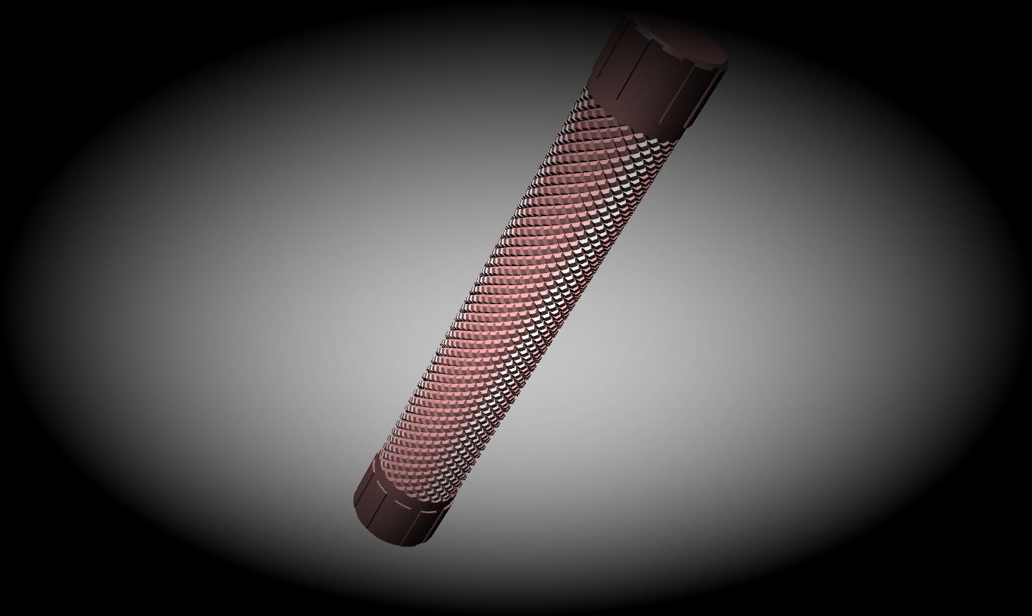 Knurled file Handle by Nick-ko | Download free STL model | Printables.com