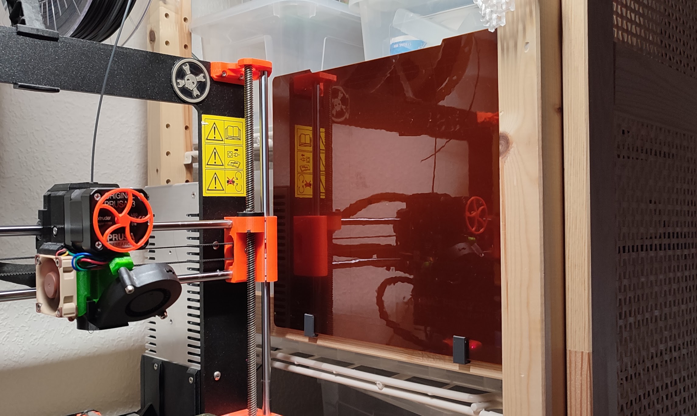 Ikea Ivar holder for flexible build plate