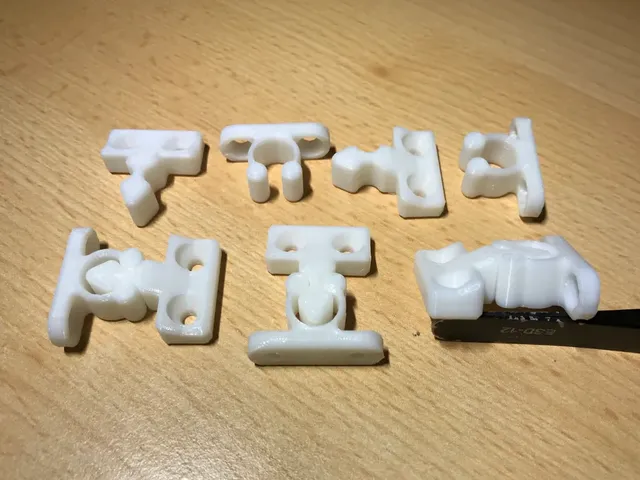 Door Retaining Catch (Remix) optimized for 50% size print