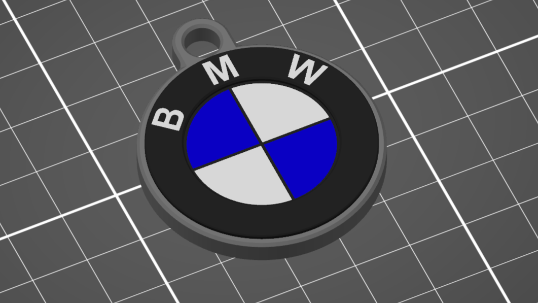 Miniatura 2 do modelo 3D BMW-Keychain