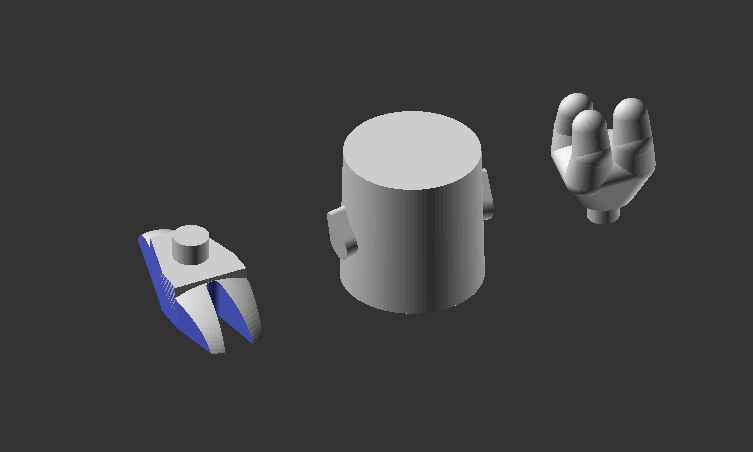 Allen the Alien parts for Minimates
