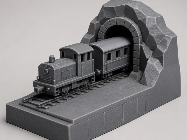 Eisenbahn im Tunnel - Railway in the tunnel