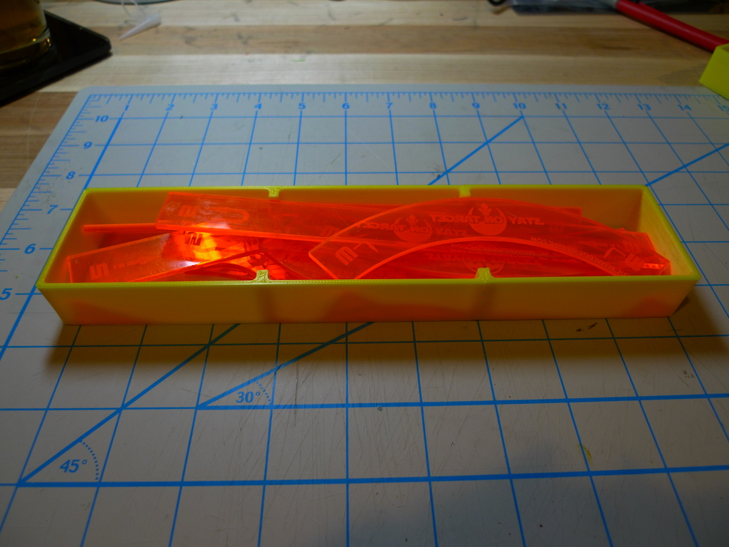 Movement Template Bin for Harbor Freight Organizer (XWing TMG) by