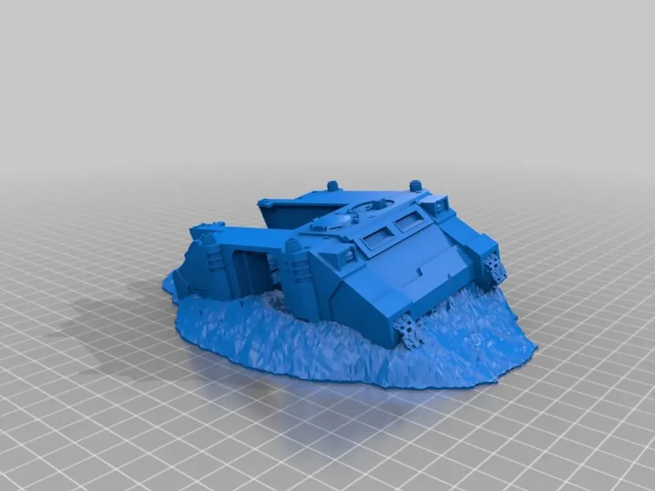 Rhino Wreck for 28mm Gaming by paralepsis | Download free STL model |  Printables.com