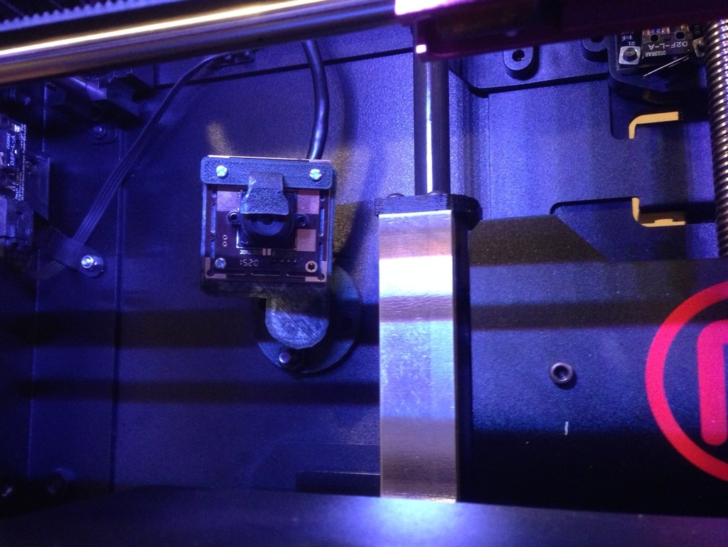 Camera Mount for Remote Print Monitoring