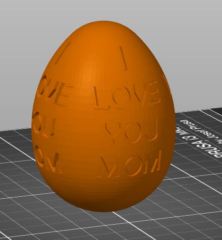 Egg - i love you mom