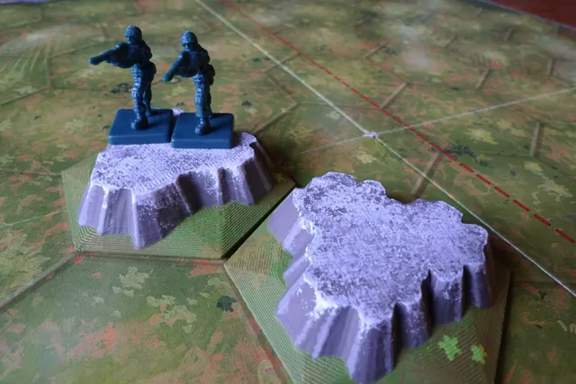 Mountain Tile for Memoir '44 Board Game