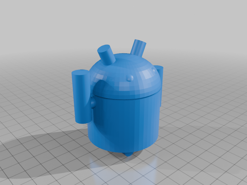 fat android 3D model