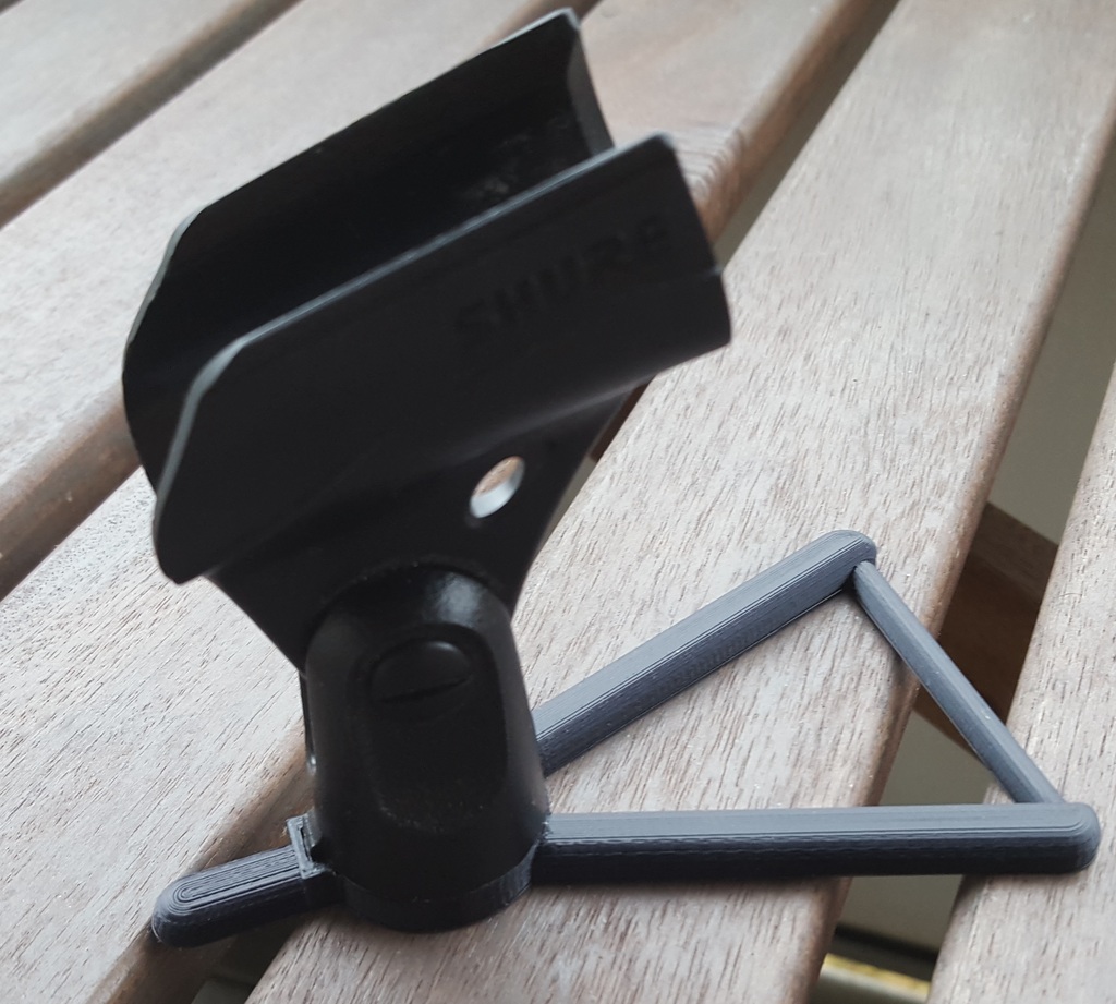 Miniatura 2 do modelo 3D Microphone stand